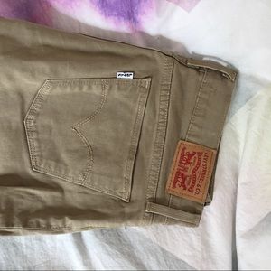 Levi's tan jeans